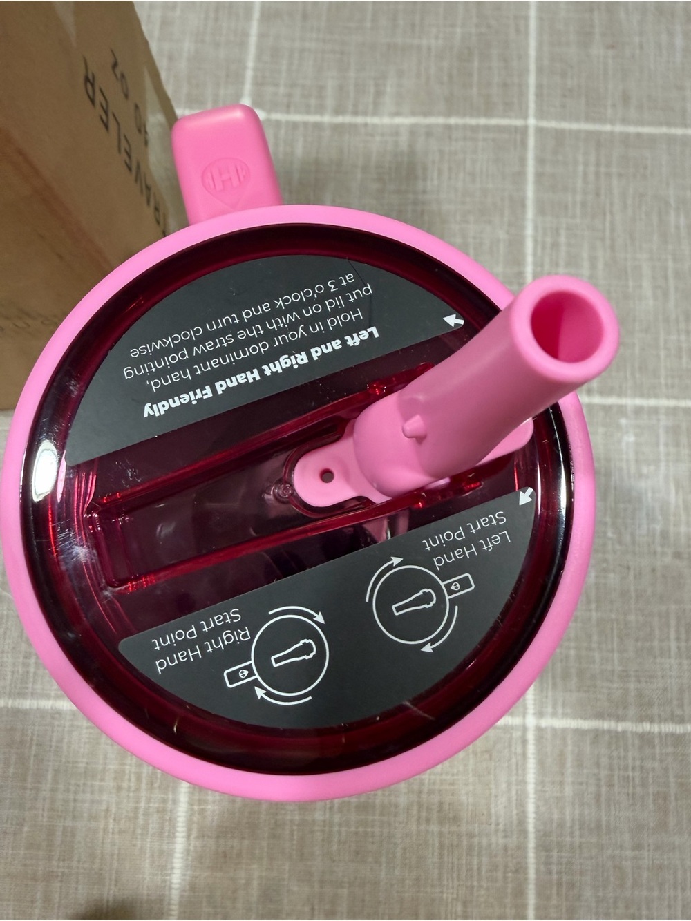 40oz Pretty In Pink HydroJug - Picture 5 of 8